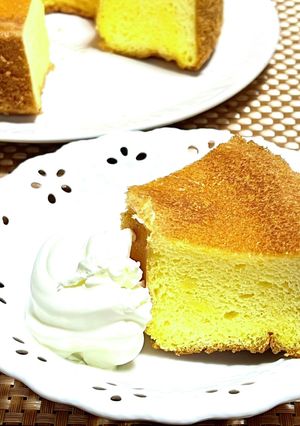 米粉のプレーンシフォンケーキ-レシピのメイン写真