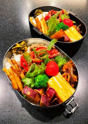 高校生弁当2022 10月18焼肉弁当-レシピのメイン写真