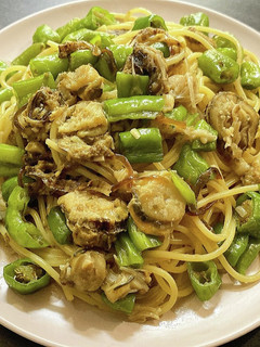 業務スーパー缶詰使用!ホタテの和風パスタ-レシピのメイン写真