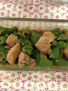 ピーマンと鶏の味噌炒め-レシピのメイン写真