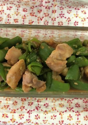 ピーマンと鶏の味噌炒め-レシピのメイン写真