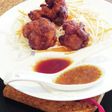 モチコフライ風 ハニーマスタード添え