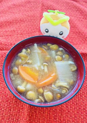 なめこの味噌汁-レシピのメイン写真