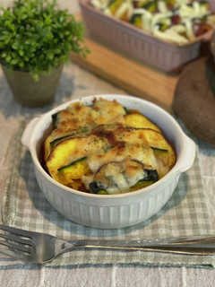 「秋の味覚」さつまいもとかぼちゃグラタン-レシピのメイン写真
