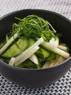 きゅうりと長芋の酢の物-レシピのメイン写真