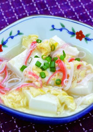 2022年11月_かきたま豆腐あんかけ-レシピのメイン写真