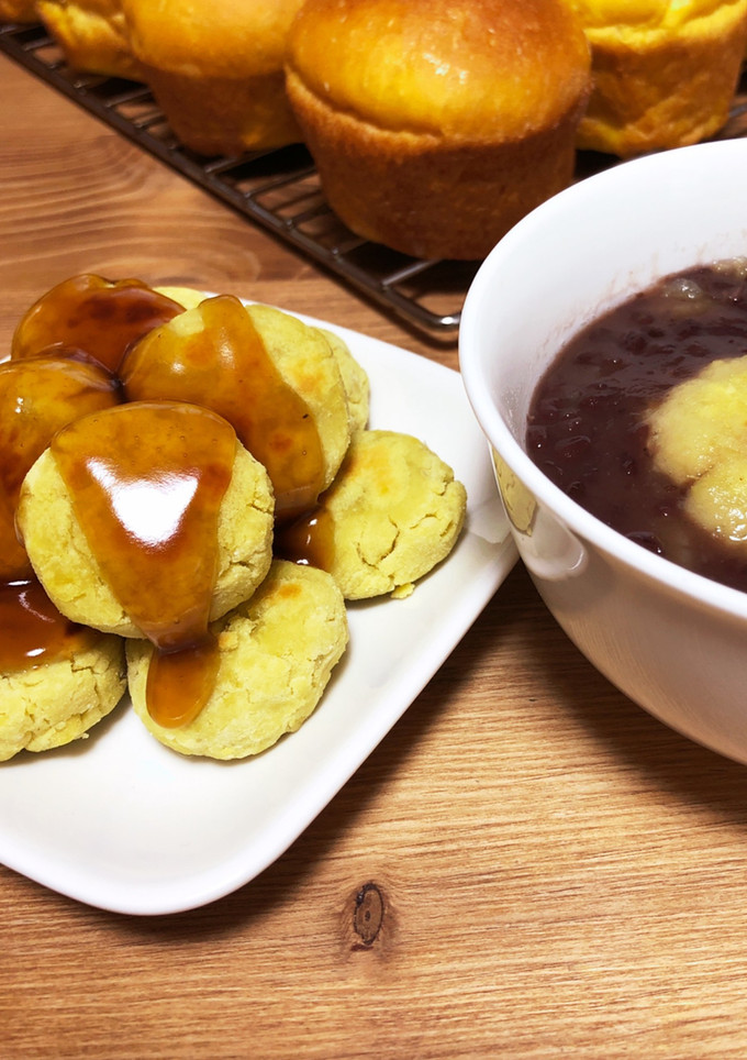 さつまいももちの、みたらしあん♪-レシピのメイン写真