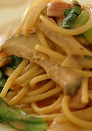味噌クリームスパゲッティ-レシピのメイン写真