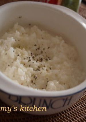 レンジで特急！ミルクチーズリゾット-レシピのメイン写真
