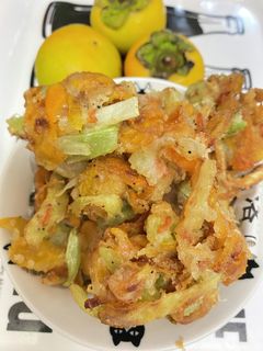 柿皮かき揚げ-レシピのメイン写真