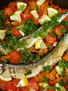 ♡トマトカレー味の秋刀魚パエリア♡-レシピのメイン写真