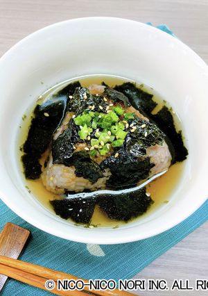 焼おにぎりの海苔だし茶漬け-レシピのメイン写真