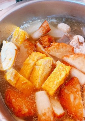出し汁ジュワー　おでんに卵焼き　-レシピのメイン写真