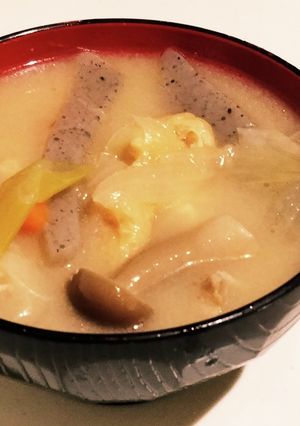 タンパク質が豊富な豚汁-レシピのメイン写真