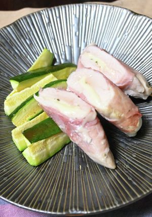 ささみのチーズin 生ハム巻き焼き-レシピのメイン写真