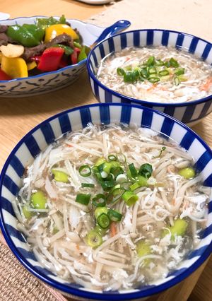 簡単♪かにかまのやさしいスープ-レシピのメイン写真