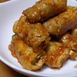 豚肉の茄子ロール★ジンジャーケチャマヨ味