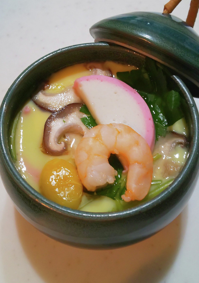 白だしで簡単♪茶碗蒸し(*^O^*)♪-レシピのメイン写真