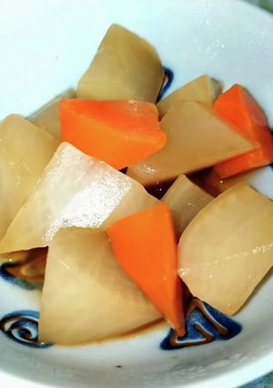大根と人参の煮物-レシピのメイン写真