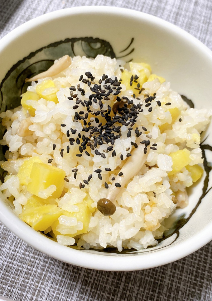 簡単☆秋の炊き込みご飯-レシピのメイン写真