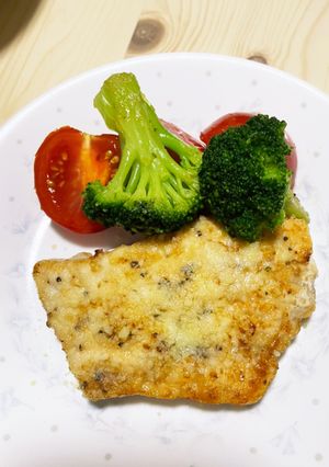 カジキの粉チーズがけ-レシピのメイン写真