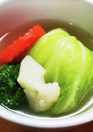 ロール茹で卵の中華スープ-レシピのメイン写真