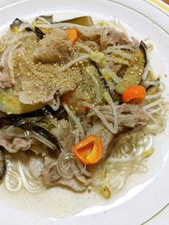 豚バラ肉と春雨の中華風炒め-レシピのメイン写真