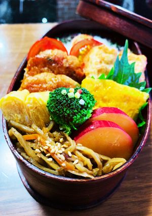 ナポリタンなつくね弁当♡-レシピのメイン写真