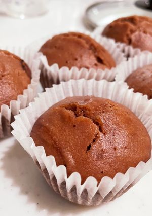 お米の粉で甘酒チョコ蒸しパン-レシピのメイン写真
