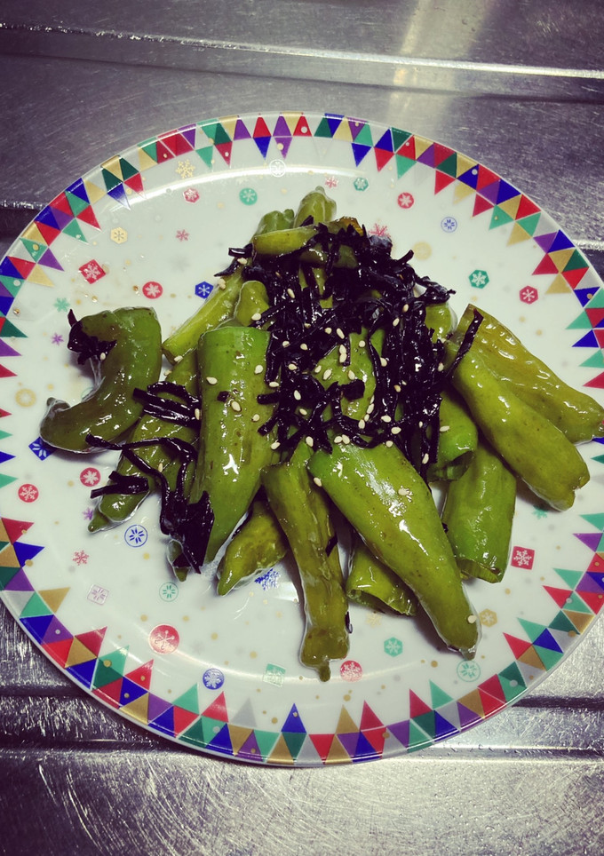ししとうの塩昆布炒め-レシピのメイン写真