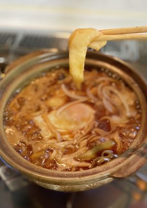 お鍋の野菜が残ったら、味噌煮込みうどん-レシピのメイン写真