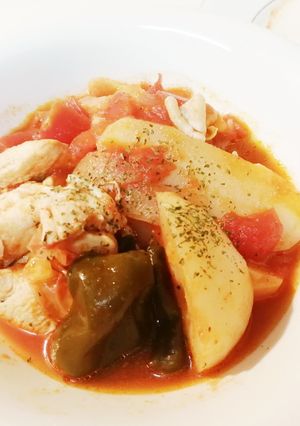 鶏むね肉のトマトポトフ-レシピのメイン写真