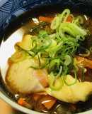 レトルト活用●根菜の具だくさん味噌汁