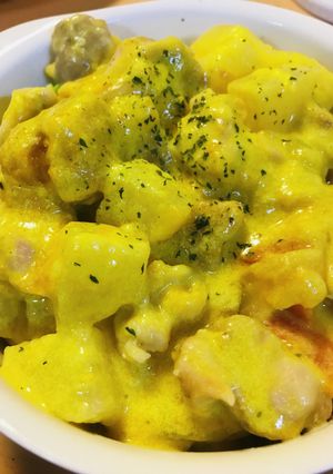 つくりおきシチューのキャベツチャーハン丼-レシピのメイン写真