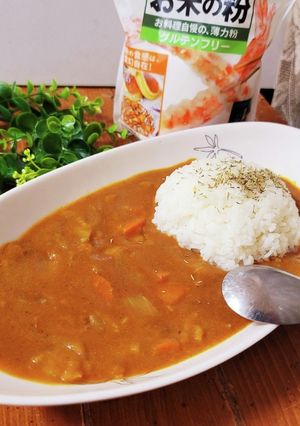 手作り米粉ルーのグルテンフリーカレー-レシピのメイン写真