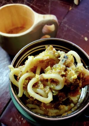 【スープ食】 イワシ缶とみぞれスープスパ-レシピのメイン写真