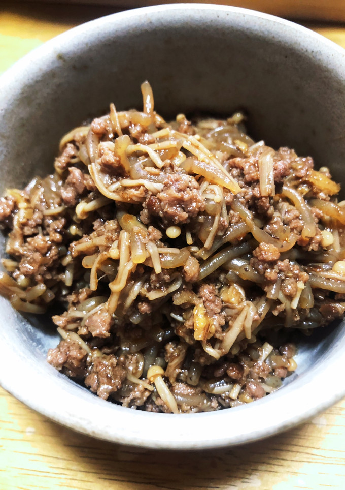 牛挽肉とえのきのしぐれ煮-レシピのメイン写真