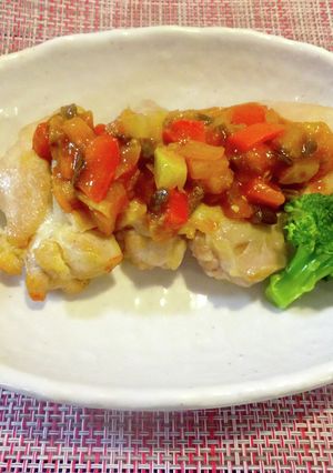 チキンソテー　 ラタトゥイユかけ-レシピのメイン写真