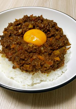 レンジで簡単!ドライカレー-レシピのメイン写真