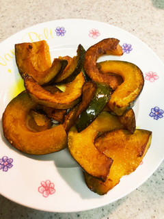 大量消費に 焼くだけ 甘〜い焼きかぼちゃ-レシピのメイン写真