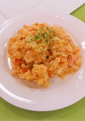 炊飯器で簡単!丸ごとトマトのリゾット-レシピのメイン写真