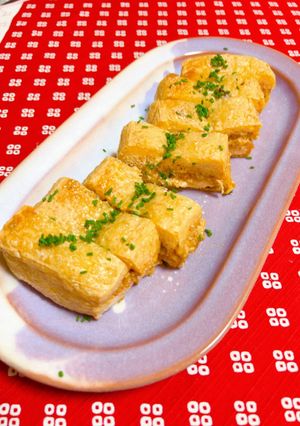 栃尾の油揚げ味噌挟み焼き-レシピのメイン写真