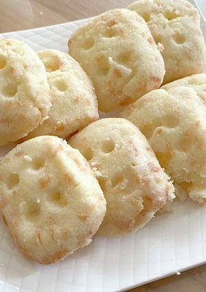分量定数のチーズ米粉クッキー-レシピのメイン写真