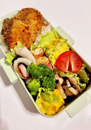ぶりのカレーマヨパン粉焼き弁当-レシピのメイン写真