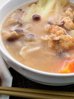 【主菜・副菜】鶏つくねと生姜のスープ-レシピのメイン写真
