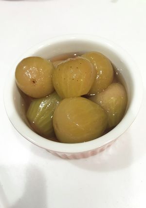 未熟イチジクのコンポート-レシピのメイン写真