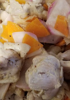 赤カブと鶏肉のザワークラウト炒め-レシピのメイン写真