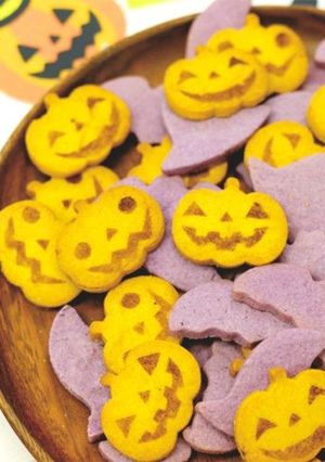 ザクザク食感の型抜きハロウィンクッキー-レシピのメイン写真