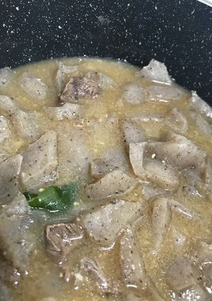 味噌濃いめのどて焼き-レシピのメイン写真