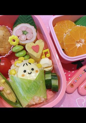 とうもろこし弁当-レシピのメイン写真